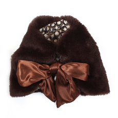 도그맘 반려동물 Fur 리본조끼, 브라운, 1개