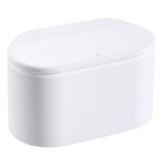 一鍵式迷你垃圾桶, 白色, 1個