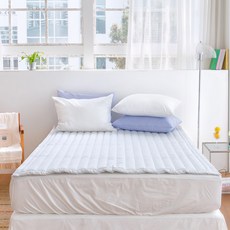 Yesbedding 輕柔涼爽絲綢豐基人造絲涼墊, 白色