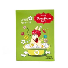imongddang 愛伊夢 泡泡沐浴粉 綠葡萄糖果味, 100g, 1盒