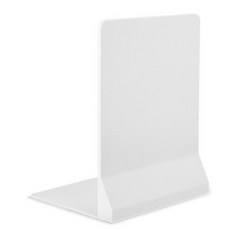 deLi 得力 組裝式簡易書擋 TB511 2入, 白色, 2個