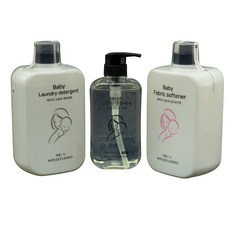 Witch's Living 嬰幼兒奶瓶清潔劑+洗衣精+衣物柔軟精, 1組