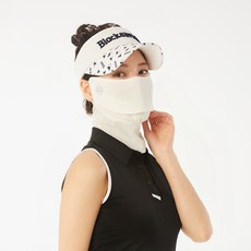 GowoonGolf 愛麗絲蝴蝶結口罩, 白色