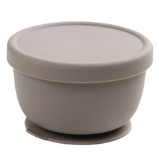 Dailylike BonBon副食品吸盤碗 儲存容器, 260ml, 可可棕色, 1個