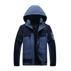 AOULS 男款可收納登山運動防風外套夾克 #8868