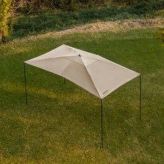 아이두젠 반타곤 렉타 그늘막 블랙코팅 대형 원터치 그늘막 타프 폴대포함, 탄