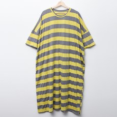 봉봉스토리 쉬엄 단가라 박스 롱 임산부 원피스