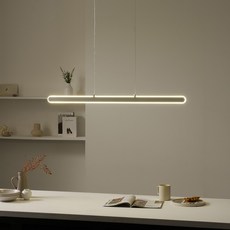 비츠조명 LED 클리어 인테리어 식탁등 30W, 화이트