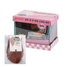 Grovita Beta Starter 魚缸套組 + 杏仁葉 10p 套組, 混色