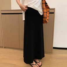 데이소이 소프트 비스코스 임부 롱스커트