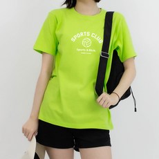 험블스튜디오 여성용 통기성 베이직 20수 코튼 프린팅 여름 면 반팔티 KK_95_086