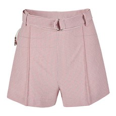 HALEY女款圓形格紋半褲 HU-WS1007PK01