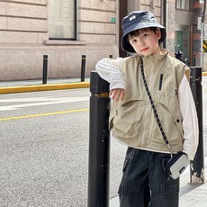 Starbean 男童亮點貼飾休閒背心外套