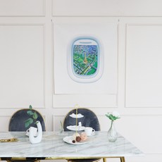 Mononique 布藝海報, 29 從天空中俯瞰的巴黎