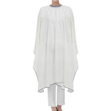 理髮披肩 LN 253, 象牙色+灰色, 1個