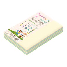 紙文化Play Color粉彩色紙混合 180g B4 200張, 1套, 15 種顏色