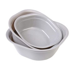 MONACO OLIVE 方形臉盆3件組, 灰色, 1套