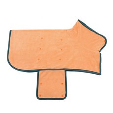 柔軟舒適 也可當作睡衣的狗狗浴袍, 混合色, 1個