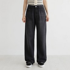 BBAEBBAE 女款 短版/基本/長版 日常復古水洗長版寬管牛仔褲