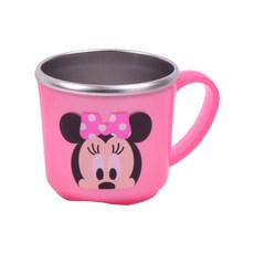 LILFANT 米妮防滑不鏽鋼杯 255ml, 粉色, 1入