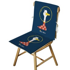 큐트 애니멀 의자 방석 + 등받이 커버 D33, 타입7, 1개