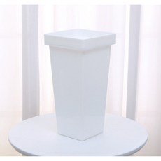 마크하스 꽃꽂이용 스퀘어 화분 소형, 화이트, 1개