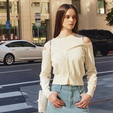 GENERAL IDEA 女款露肩針織衫 WBC1L05528