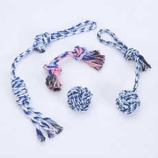 狗粗繩潔牙玩具套組, 4, 1套