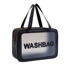 Gieni 沐浴游泳防水雙提把收納包 黑色 XL, 1個