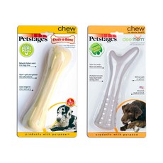 Petstages 狗狗玩具 Chicabon L + Deerhorn L, 混色, 1套
