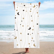 언헤브 썸머 파티 비치타월 80 x 160 cm, 25 별빛달빛, 1개