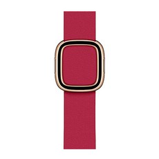 智慧手錶現代風扣環皮革錶帶 (相容38mm / 40mm), 2020 NEW 覆盆子