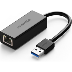 유그린 USB 3.1 3.0 ASIX 기가비트 랜카드 블랙, U-20256, 1