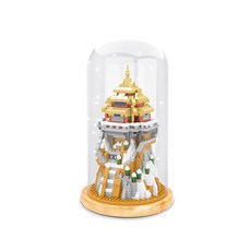 와이즈호크 대형 나노블럭 아토나노 수련자의 성 2669wh, 혼합색상, 1개