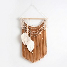 더플로우커머스 공간을 채우는 벽장식 월데코 보헤미안 마크라메, 선셋브라운