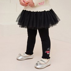 milkmile 女童蝴蝶結櫻桃薄紗裙內搭褲