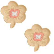 小麥購物 春日花花肥皂盒 G894 86g, 2個, 奶油黃