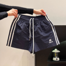 피어니스트 여성용 드로스트링 스포츠 슬림 캐주얼 반바지