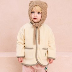 milkmile 兒童 Petit Bear 搖粒絨開襟衫