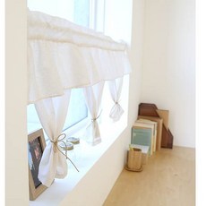 조각 주방커튼 내추럴 쁘띠바란스