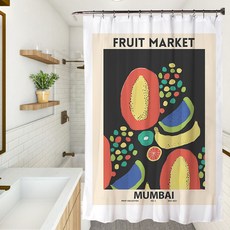 PEONIST 防水廁所浴室浴簾, No5, 1個