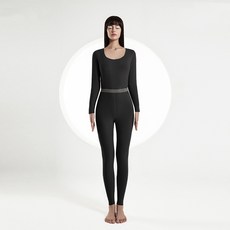 피어니스트 여성용 무봉제 보온 내의 상하의 세트