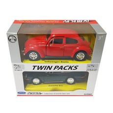 WELLY 新款世界名車雙件組功能玩具套組, J