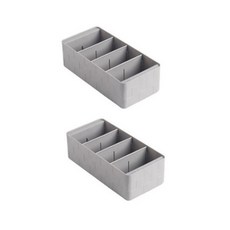 O'chairs 內衣襪子分隔收納盒 灰色, 2個
