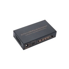 Coms HDMI 2.0 2對1選擇器及音訊分離轉換器 光纖音訊RCA AS897