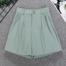 알로데 여성용 인술라 더블 브레스트 캐주얼 반바지