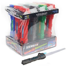 LED 스타워즈 합체 장난감 광선검 12종 세트, 랜덤발송, 1개