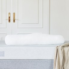 프로젝트슬립 양털 애착베개 바디필로우 P자형, 화이트