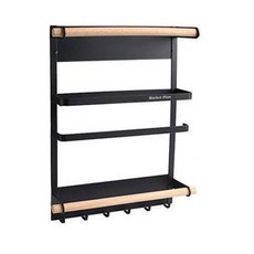 Market Plan冰箱磁吸置物架, 黑色的