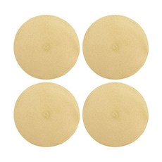 대한 네이쳐 원형 매트 COS-28 4p, 베이지, 38 x 38 cm, 4개